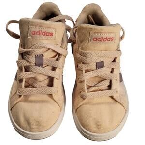 Adidas Grand Court 2.0 sneakers pink/beige colorway Girls SIZE 11K